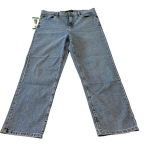 Calvin‎ Klein Jeans Womens Light Blue Denim Straight Leg Jeans Size 12